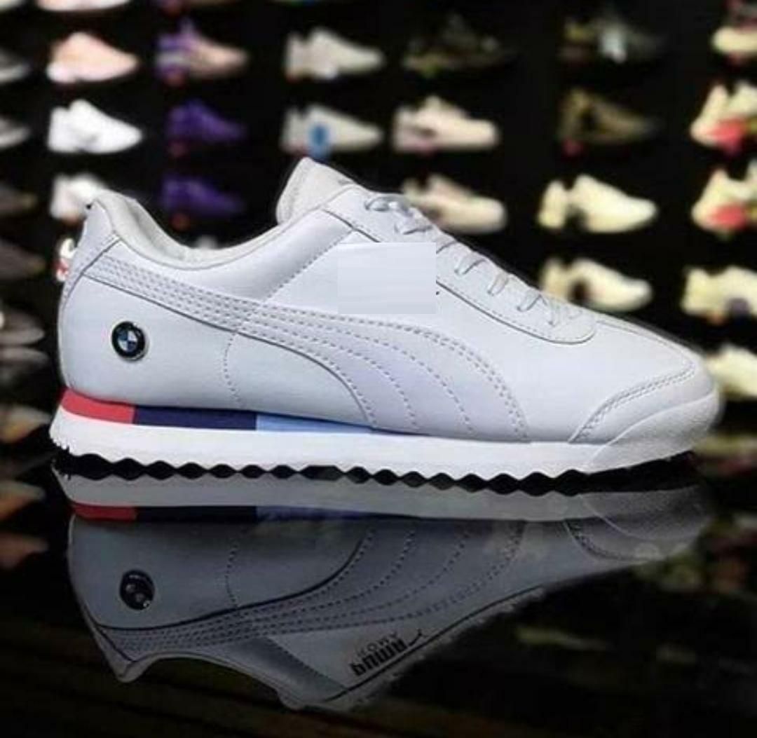 Puma Men’s White Casual Sports Shoes – Daily Wear Lace-Up Sneakers