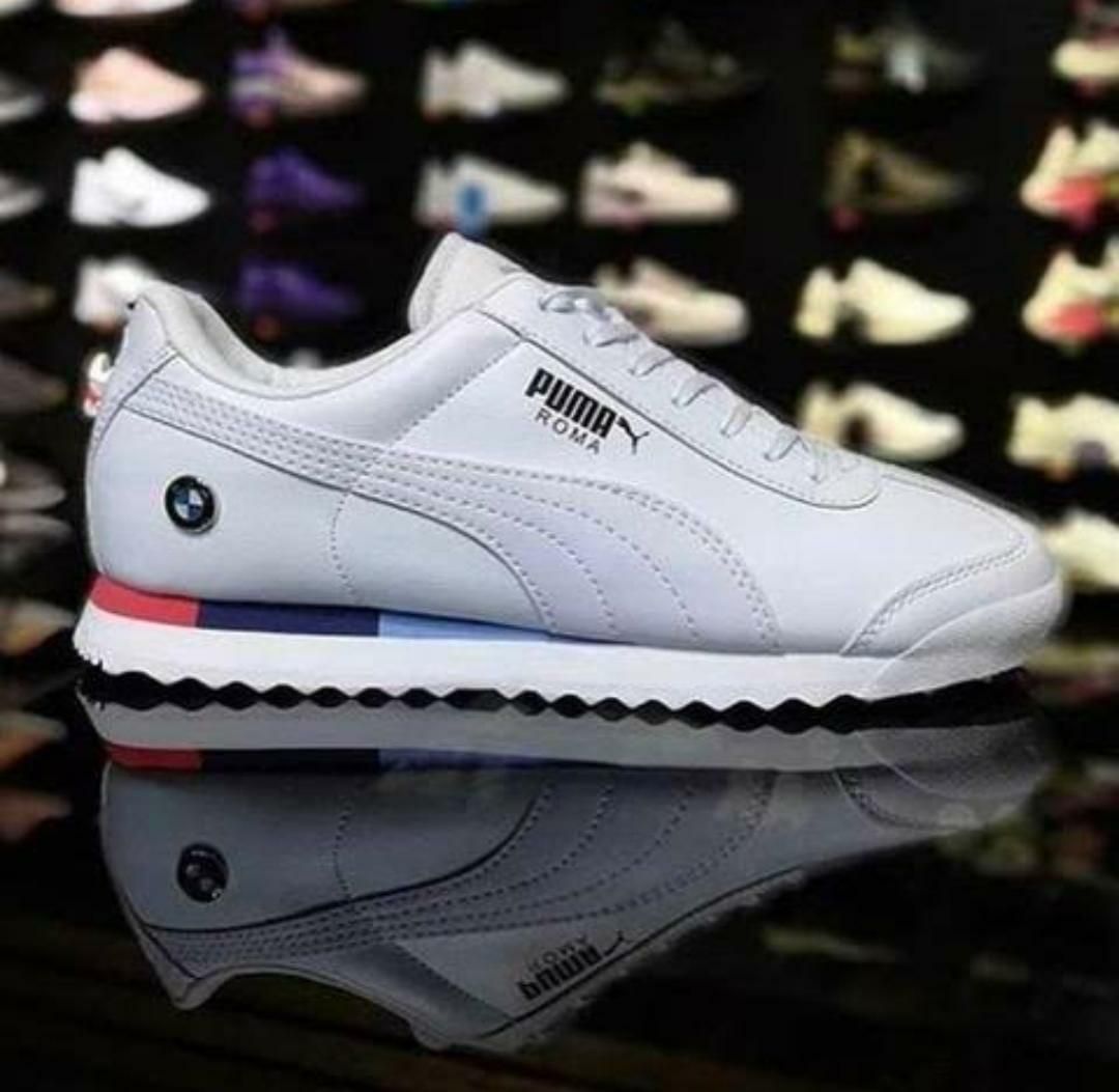 Puma Men’s White Casual Sports Shoes – Daily Wear Lace-Up Sneakers