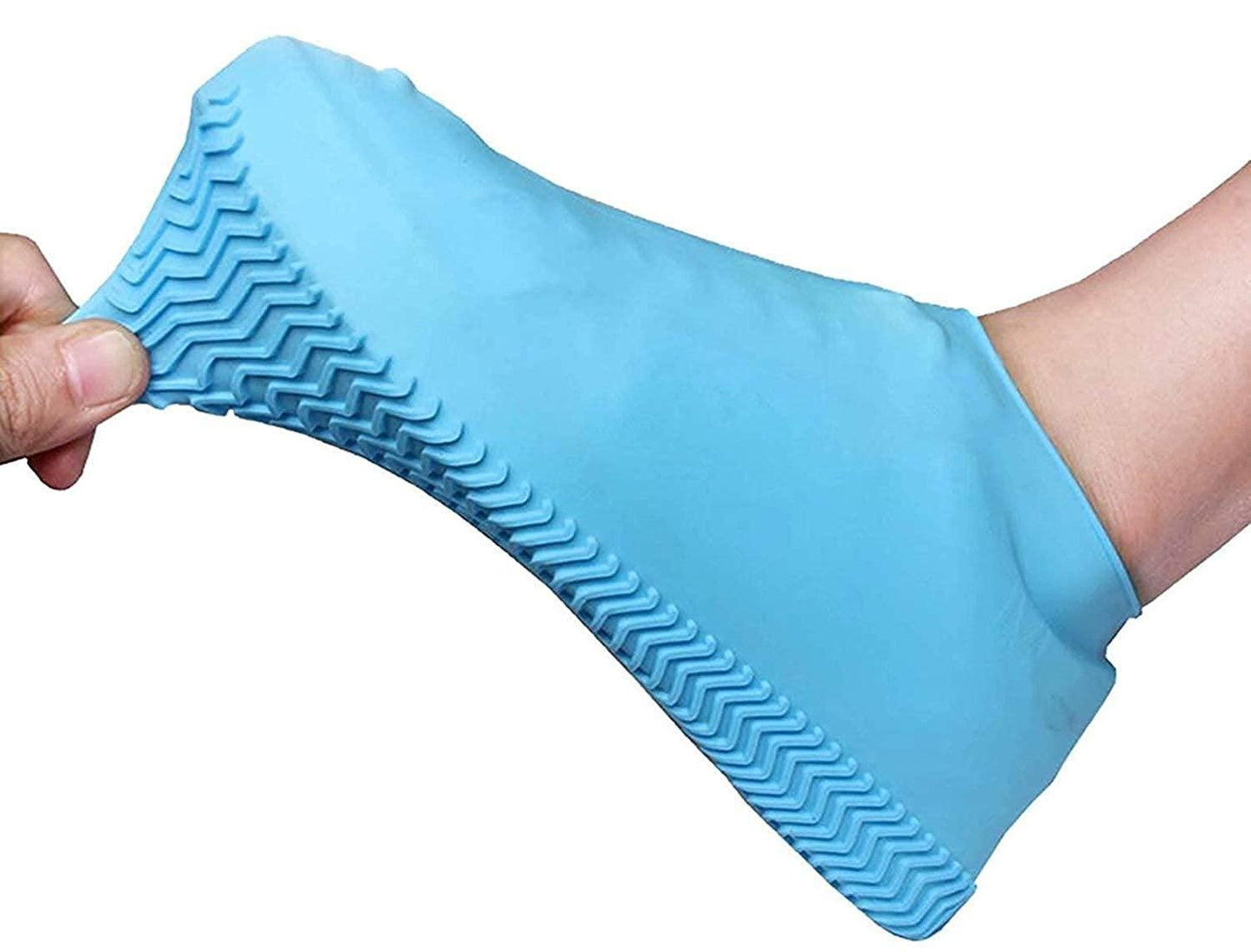 Silicone Waterproof & Anti-Skid Shoe Covers – Reusable Boot Protectors (L & XL Sizes)