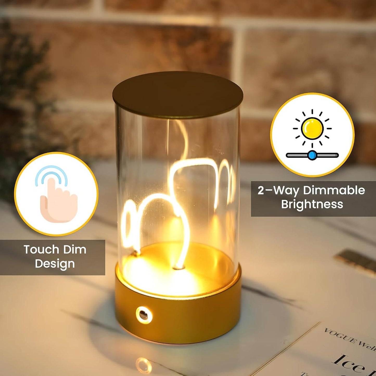 Magnetic Touch LED Night Lamp