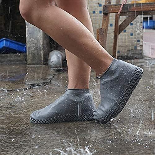 Silicone Waterproof & Anti-Skid Shoe Covers – Reusable Boot Protectors (L & XL Sizes)