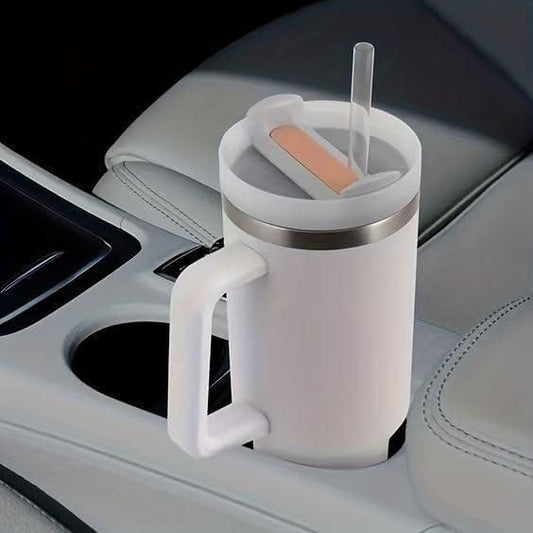 Stainless Steel Tumbler with Lid & Straw – Vacuum Insulated Cup for Water, Tea, or Coffee