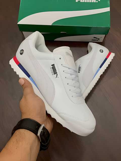 Puma Men’s White Casual Sports Shoes – Daily Wear Lace-Up Sneakers