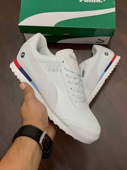 Puma Men’s White Casual Sports Shoes – Daily Wear Lace-Up Sneakers