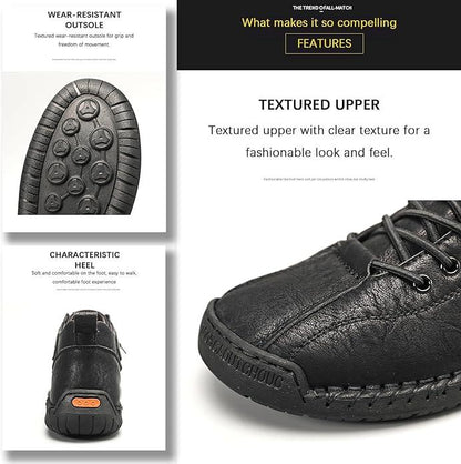 Men’s High-Top Hiking Shoes – Thickened Sole, Rugged & Comfortable Outdoor Footwear