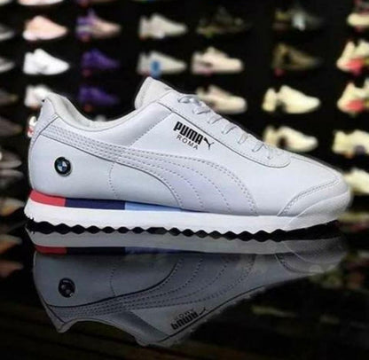 Puma Men’s White Casual Sports Shoes – Daily Wear Lace-Up Sneakers