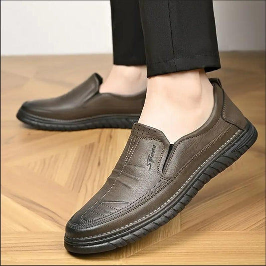 Men’s Brown Formal Slip-On Shoes